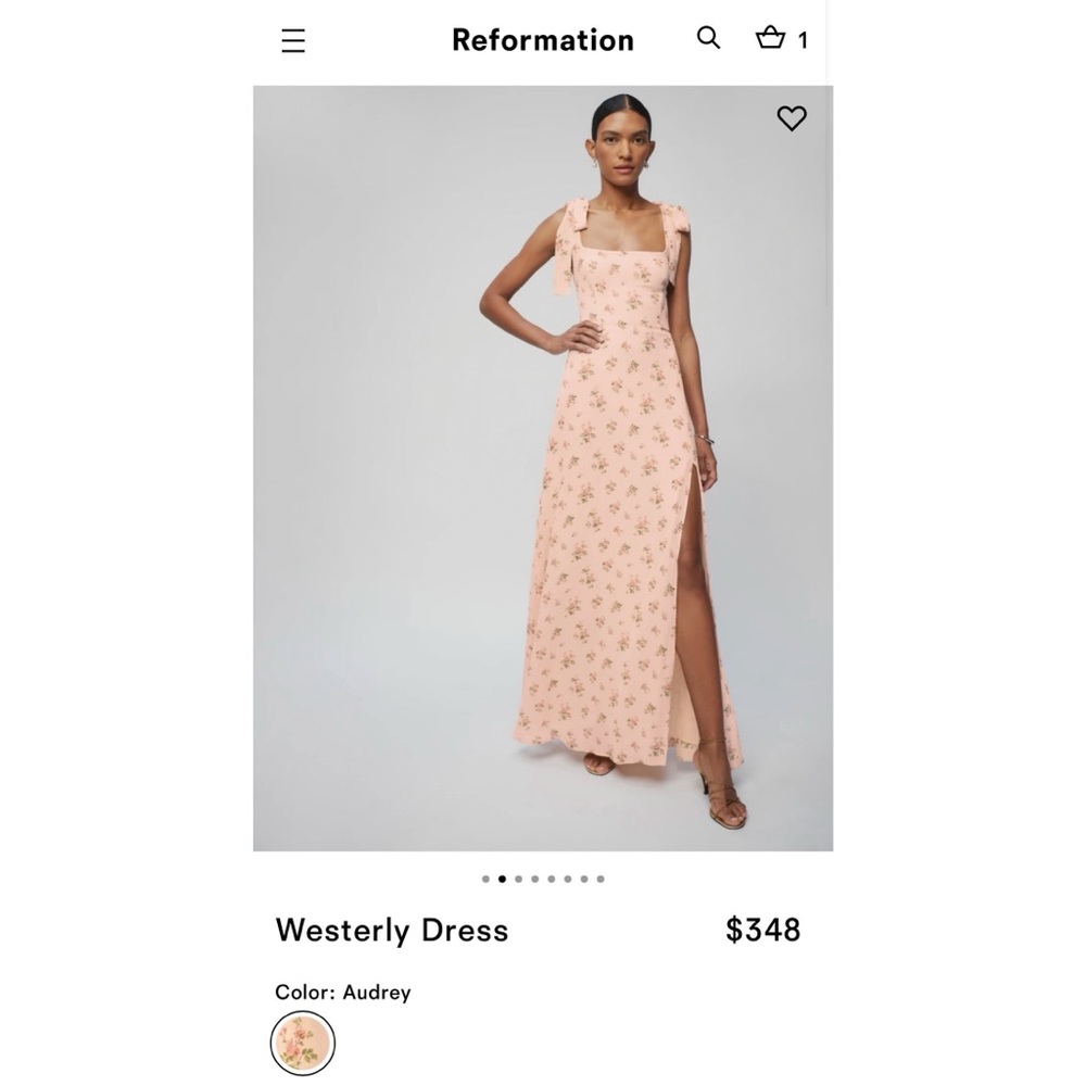 REFORMATION WESTERLY DRESS